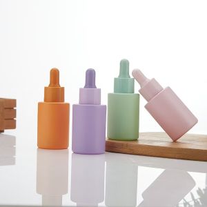 Empty Essential Oil Bottle Custom Color With Black Dropper 5ml 10ml 15ml 20ml