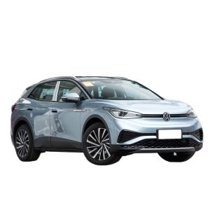 Volks-wagen ID4X PRO, the cheapest in stock, has a endurance of 555KW. White,