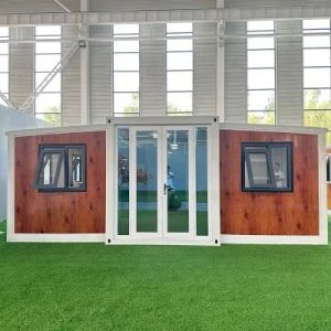 Environmental Protection 2 Bedroom Prefab Expandable Container House with Steel