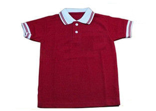 Quality Different Colors Teen School Uniform Knitted Technics With Polo Neck Collar wholesale