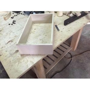 Poplar/Paulownia dovetail drawer components Solid wooden drawer for cabinet,