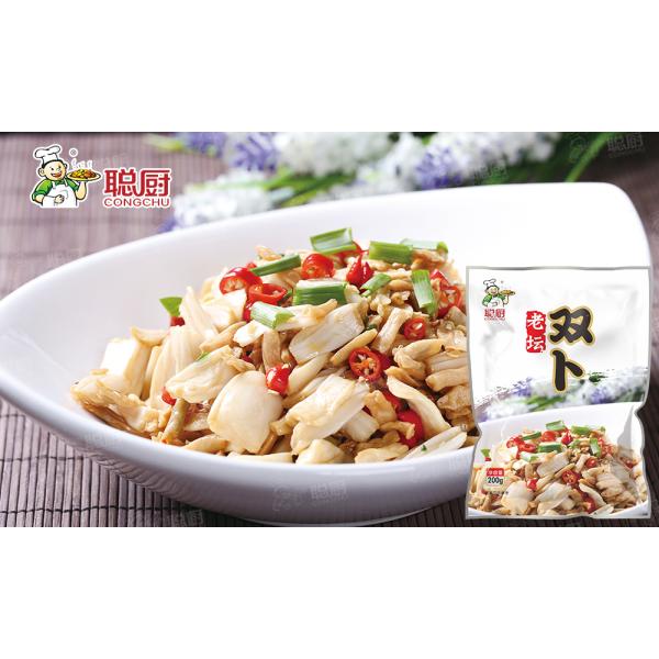 Chinese Healthy Ready To Eat Meals 250g Seasoned Mix Preserved Vegetable