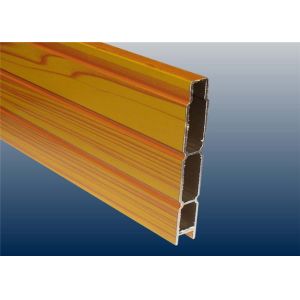 6.0M Length 3.0MM Wood Grain Transfer Aluminum Extrusion Profile