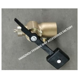 SELF-CLOSING VALVE FOR TANK SOUNDING. WITH VENT VALVE. MODEL-FH-65A MATERIAL -