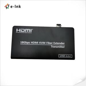 LNK-HF201KM KVM HDMI 2.0 Fiber Extender with USB for 4K Video Transmission