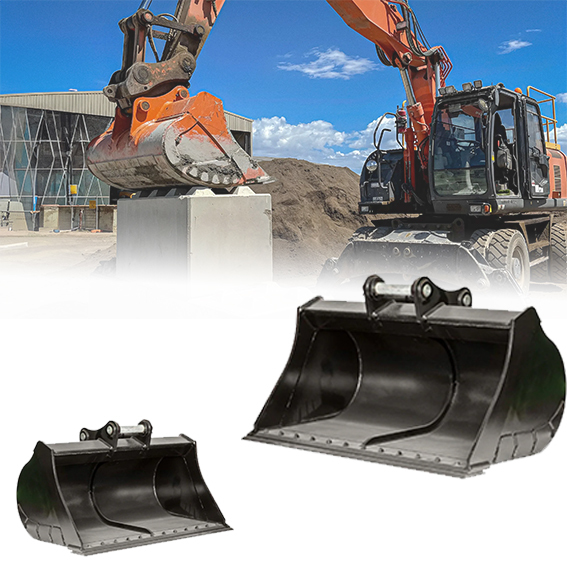 Quality Excavator Mud Bucket with Narrow and Long Design for 1-50ton Excavators and 3 Months Warranty wholesale