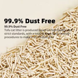 Customized Dust Free Cat Sand Biodegradable 6L Scented Multiple Colors Soluble