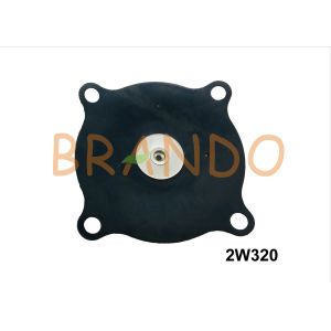 Custom Black Valve Replacement Diaphragm 2W320 For Electromagnetic Water Valve