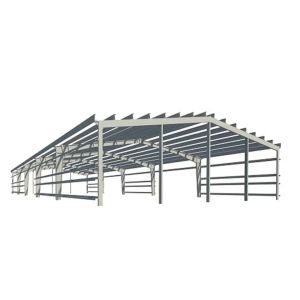 Prefab Steel Metal Frame Warehouse Lightweight Windproof Custom Design