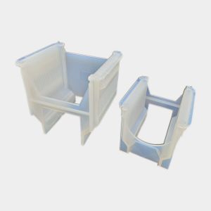 High Cleanliness Customizable PFA Wafer Carrier With Chemical Resistance
