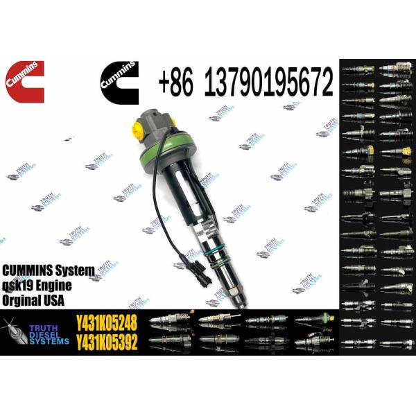 Quality Common rail injector fuel injecto Y431K05248 Y431K05417 Y431K05558 for QSK19 Excavator QSK19 QSK38 QSK50 QSK60 wholesale
