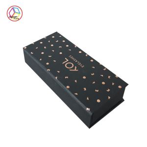 Small Cardboard Presentation Boxes Black Color CMYK Pantone Printing