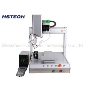 PCB Robot Soldering Machine Single Bed 0.8mm Solder Tip Manual Programming