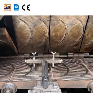 Automatic Operating Mode Egg Roll Production Line Waffle Roll Making Machine