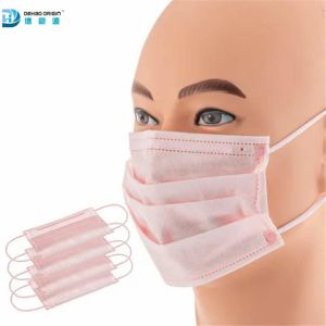 Cheap Ultrasonic Soldered 3 Grams Non Woven Fabric Earloop Mask for sale