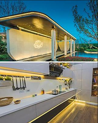 High Powered Dual White COB CCT Strip Light 3000K-6500K Color Temperature uniform lighting UL Listed Tape Light