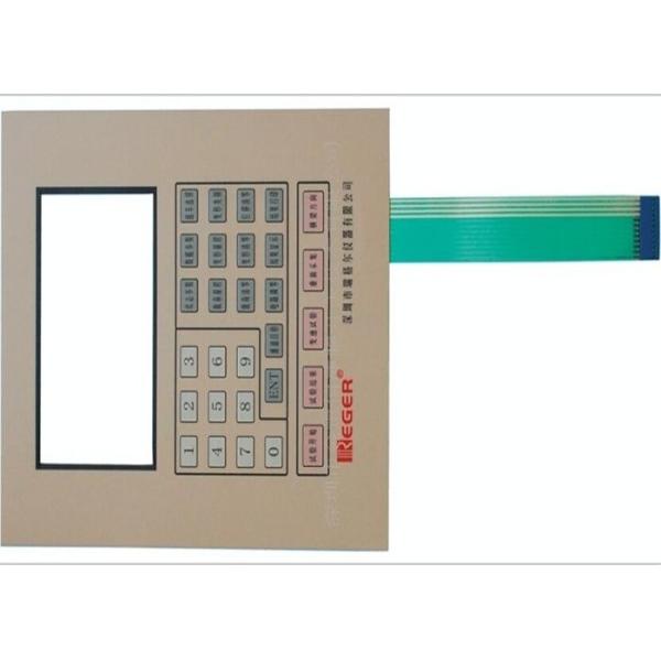 Quality Embossed PC / PET Membrane Switch Panel 0.05mm - 1.0mm Front Panel Overlays wholesale