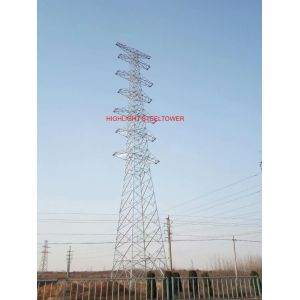 Power Transmission Electric Steel Pole With Damage Test Report