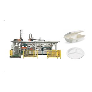 Cheap Automatic Paper Pulp Molding Machinery For Virgin Pulp Moulding 4000 Pcs / Hour for sale