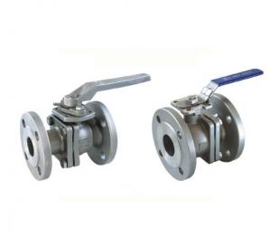 2PC FLANGED BALL VALVE WITH MOUNTING PAD SS304,SS316
