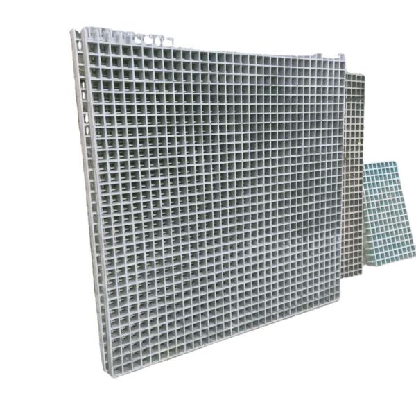Quality Resin Antiseptic Moulded Fibreglass Grating Grp Pulp Paper Mesh Molded wholesale