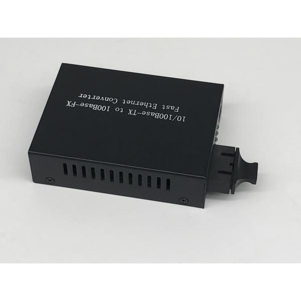 One Rj45 Port 10 / 100M Fiber Ethernet Media Converter , Multimode Media