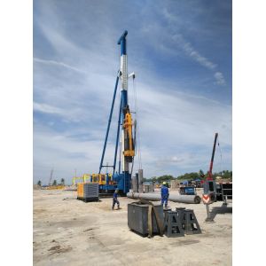 No Pollution Sheet Pile Driving Hammer For Straight Piles Marine Piling