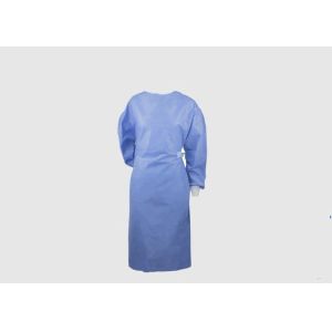 Size 120 * 140cm Anti Bacterial Disposable Surgical Gown Degradable With Iso