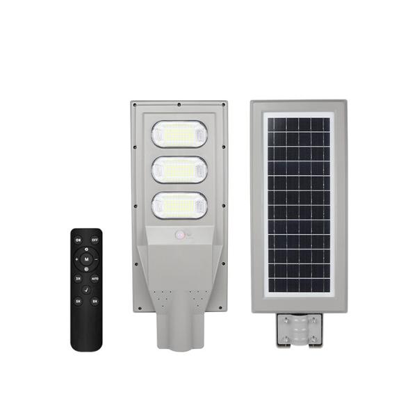 Waterproof Solar LED Street Light 100W Aluminum All In One LiFePO4 Battery 170lm