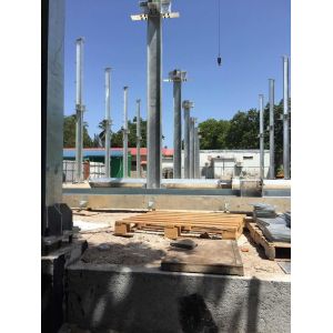 Evidence Building Warehouse Steel Structure With Alkyd Grey Paint In Maldive