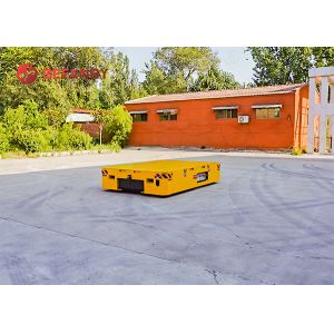 Smart Remote Control Operate PU Wheel Railless Transfer Cart