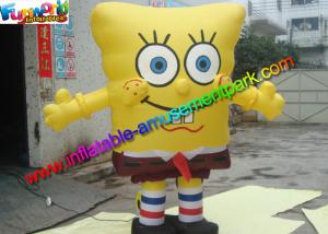 Cheap Popular Advertising Inflatables Spongebob Cartoon Replica Model ISO Approval for sale