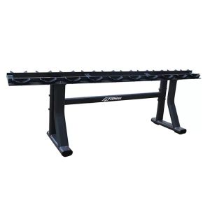 China Silver Black Steel Single Tier Dumbbell Rack Bench Weight Machine on sale