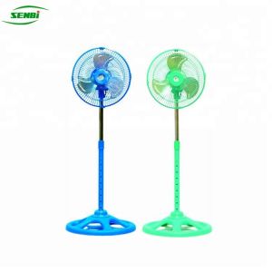 China Custom Color Oscillating Pedestal Fan 10 Inch 12 Inch With 1.0m Height  Adjustable on sale