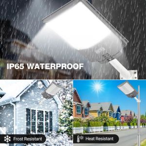 ABS LED Solar Integrated Lamp 300W LED Solar Street Lights With Motion Sensor