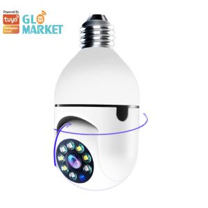 Tuya Wifi 3mp Bulb IP Camera Full HD Smart Home Security Wireless Camera With