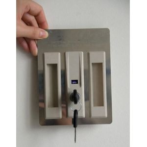 High Security Metal Cupboard plastic sliding door Cyber Lock