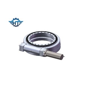 Gear Ratio 78 / 1 High Torque Hydraulic Slew Drive With Self Locking Function For Harbor Machinery