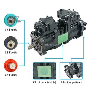 High Guarantee Excavator Main Hydraulic Piston Pump K3V140DT K3V140DT K3V180DT