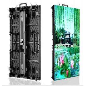 Full color 500x1000 die casting aluminum magnetic Indoor P3.91 rental led display screen video wall