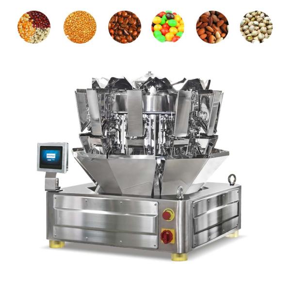 10 Inch Screen Multi Head Pouch Packing Machine Weigher For Granular