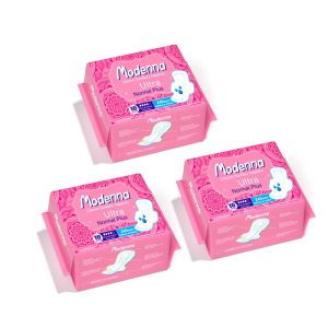 Cheap Lightweight Cotton Women's Sanitary Napkins Eco Friendly Menstrual Period Pads for sale