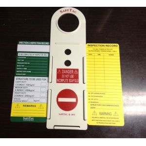 Safe Plastic Tag / Scaffolding Safety Products / Warning Function