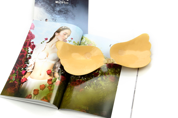 F023 New fashion Strapless silicone adhesive butterfly sticky bra