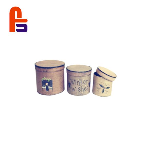 Quality Round Shape  Paper Material High Durability Cardboard Gift Boxes wholesale