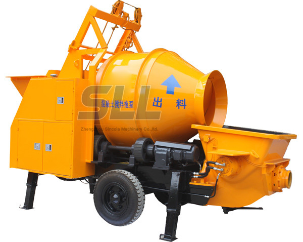 Construction Hydraulic Concrete Mixer Machine 5.5kw 560L For Ground Transportati