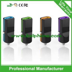 Private mode single mini usb car charger for samsung iphone mobile phone