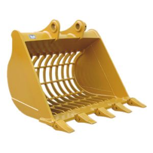 Heavy Duty Excavator Skeleton Bucket Q355B Hard Teeth Sieving Bucket
