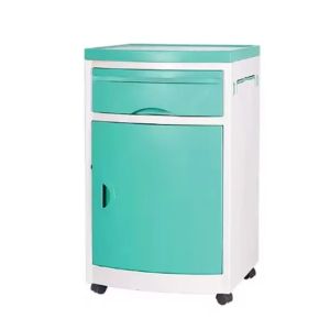3 Layers Hospital Bedside Cabinet Storage Function ABS Bedside Cabinet