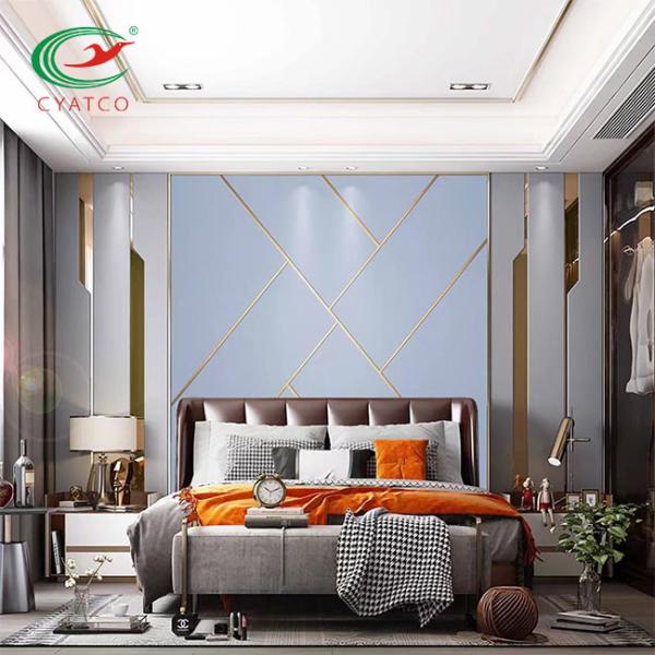 Odorless Wall Fabric Acoustic Panel Moistureproof For Office